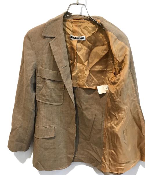 JIL SANDER（ジルサンダー）JIL SANDER (ジルサンダー) 90ｓリネンセットアップスーツ ベージュ サイズ:36の古着・服飾アイテム