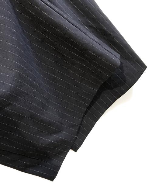 MAISON SPECIAL（メゾンスペシャル）MAISON SPECIAL (メゾンスペシャル) Low Waist Layered Stripe Wide Pants　21232465204 ネイビー サイズ:Ｓの古着・服飾アイテム