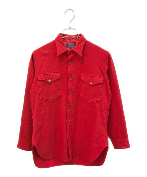PENDLETON（ペンドルトン）PENDLETON (ペンドルトン) ウールシャツ レッド サイズ:16の古着・服飾アイテム