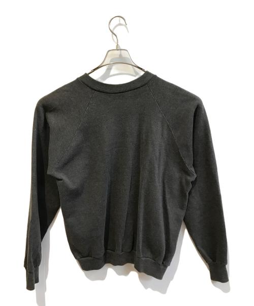 Healthknit（ヘルスニット）Healthknit (ヘルスニット) プリントスウェット グレー サイズ:XLの古着・服飾アイテム