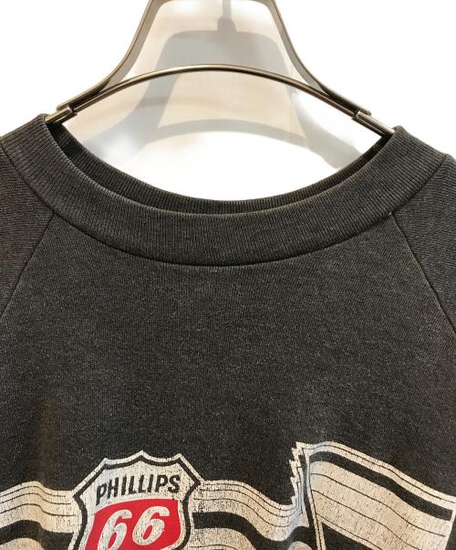 Healthknit（ヘルスニット）Healthknit (ヘルスニット) プリントスウェット グレー サイズ:XLの古着・服飾アイテム