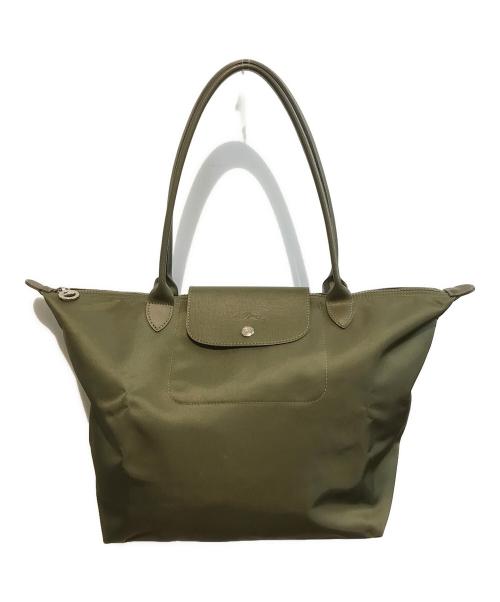 LONGCHAMP（ロンシャン）LONGCHAMP (ロンシャン) Le Pliage M Tote bag グリーンの古着・服飾アイテム