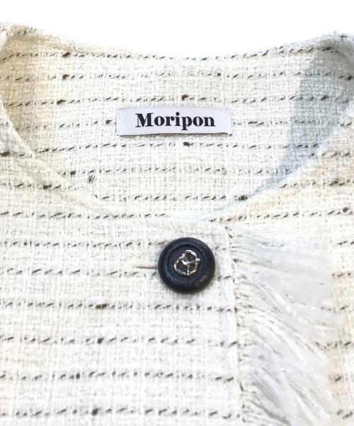 moripon（モリポン）moripon (モリポン) ツイードジャケット ホワイト サイズ:表記なしの古着・服飾アイテム