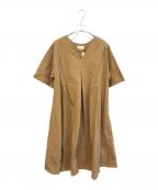 SUMI STYLEスミ スタイル）の古着「イージーケア前後ワンピース　EAS1051409A0001」｜ベージュ