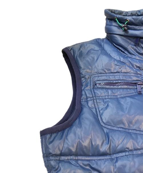 DIESEL（ディーゼル）DIESEL (ディーゼル) ダウンベスト ブルー サイズ:Mの古着・服飾アイテム