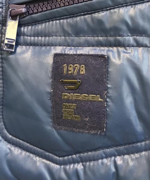 DIESEL（ディーゼル）DIESEL (ディーゼル) ダウンベスト ブルー サイズ:Mの古着・服飾アイテム