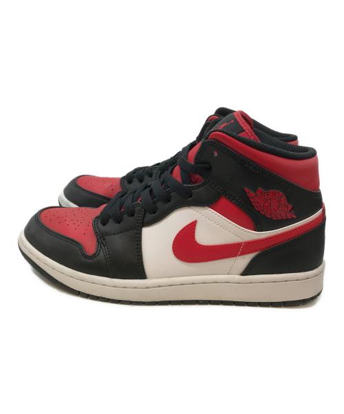 NIKE（ナイキ）NIKE (ナイキ) AIR JORDAN1 MID　554724-079 レッド×ブラック サイズ:26.5cmの古着・服飾アイテム