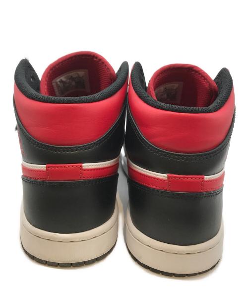 NIKE（ナイキ）NIKE (ナイキ) AIR JORDAN1 MID　554724-079 レッド×ブラック サイズ:26.5cmの古着・服飾アイテム