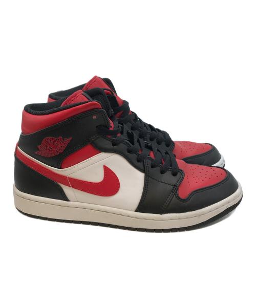 NIKE（ナイキ）NIKE (ナイキ) AIR JORDAN1 MID　554724-079 レッド×ブラック サイズ:26.5cmの古着・服飾アイテム