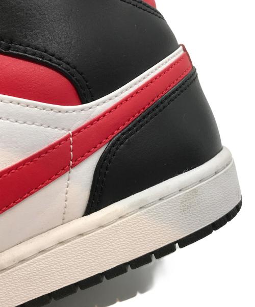 NIKE（ナイキ）NIKE (ナイキ) AIR JORDAN1 MID　554724-079 レッド×ブラック サイズ:26.5cmの古着・服飾アイテム