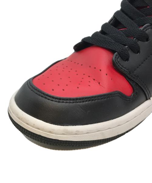 NIKE（ナイキ）NIKE (ナイキ) AIR JORDAN1 MID　554724-079 レッド×ブラック サイズ:26.5cmの古着・服飾アイテム