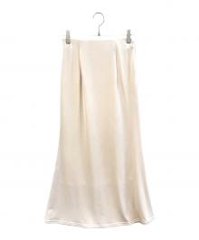 emmi（エミ）の古着「ベロアナロースカート　13WCS244087」｜ベージュ