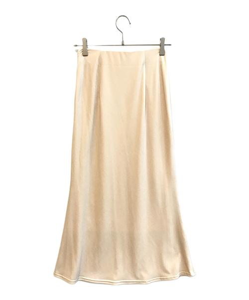 emmi（エミ）emmi (エミ) ベロアナロースカート　13WCS244087 ベージュ サイズ:1の古着・服飾アイテム
