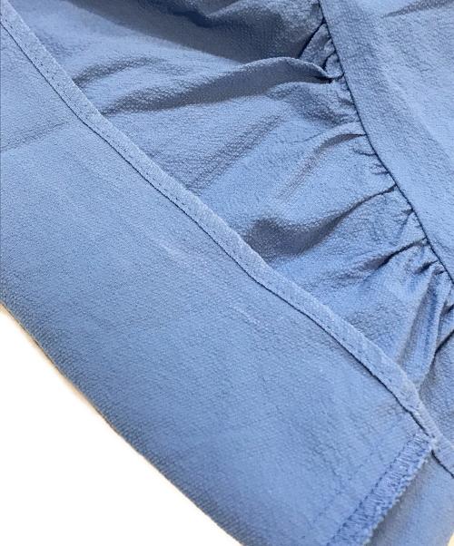 SHIPS（シップス）SHIPS (シップス) パールモチーフミニサッカーシャツ　311-62-0280 スカイブルー サイズ:表記無しの古着・服飾アイテム