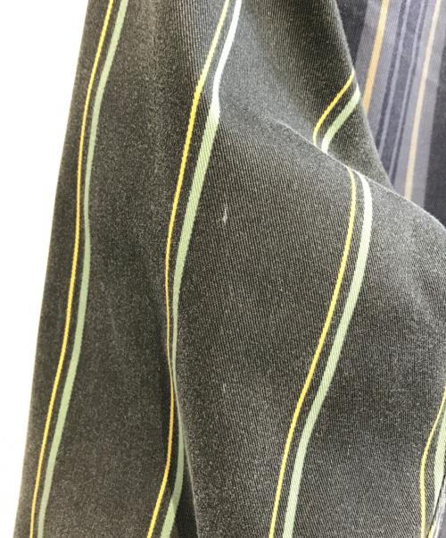 stussy（ステューシー）stussy (ステューシー) Mix Stripe Zip Up Work　1110168 ネイビー サイズ:Ｓの古着・服飾アイテム