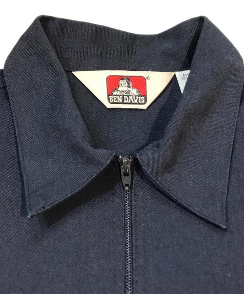 BEN DAVIS（ベンデイビス）BEN DAVIS (ベンデイビス) ハーフジップシャツ ネイビー サイズ:Ｍの古着・服飾アイテム