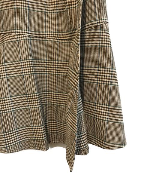 Mystrada（マイストラーダ）Mystrada (マイストラーダ) サイドボタンハイウエストスカート　30330291 ブラウン サイズ:Ｍ 未使用品の古着・服飾アイテム