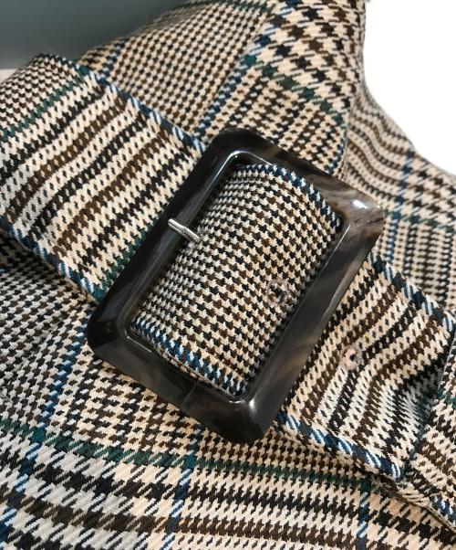 Mystrada（マイストラーダ）Mystrada (マイストラーダ) サイドボタンハイウエストスカート　30330291 ブラウン サイズ:Ｍ 未使用品の古着・服飾アイテム