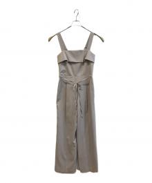 Apuweiser-riche（アプワイザーリッシェ）の古着「ベア切り替えロンパース24278571」｜グレー