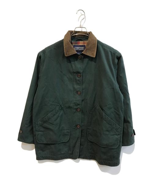 LAND'S END（ランズエンド）LAND'S END (ランズエンド) カバーオール グリーン サイズ:SIZE Mの古着・服飾アイテム