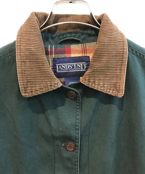 LAND'S END（ランズエンド）LAND'S END (ランズエンド) カバーオール グリーン サイズ:SIZE Mの古着・服飾アイテム