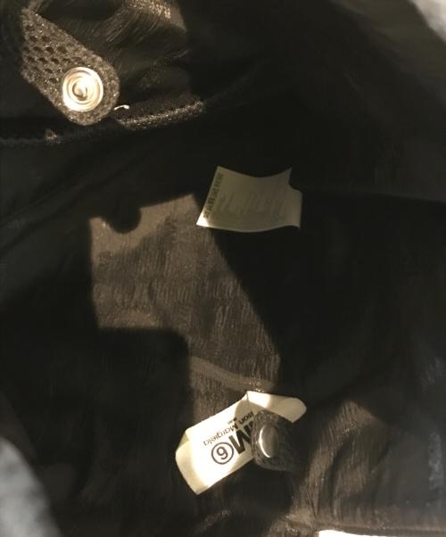 MM6 Maison Margiela（エムエムシックスメゾンマルジェラ）MM6 Maison Margiela (エムエムシックスメゾンマルジェラ) メッシュジャパニーズトートバッグ　S54WD0043 PR992 ブラックの古着・服飾アイテム