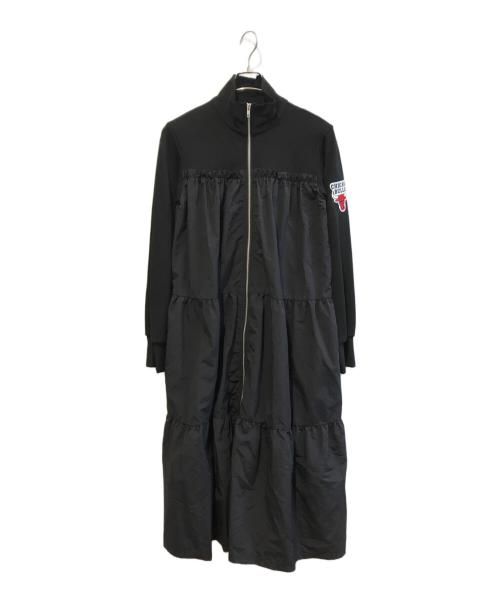 LOWRYS FARM（ローリーズファーム）LOWRYS FARM (ローリーズファーム) NBA (エヌビーエー) ドッキングワンピース ブラック サイズ:Freeの古着・服飾アイテム