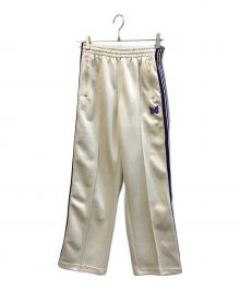 Needles（ニードルズ）の古着「Poly Smooth Track Pant　MR286」｜アイボリー×パープル