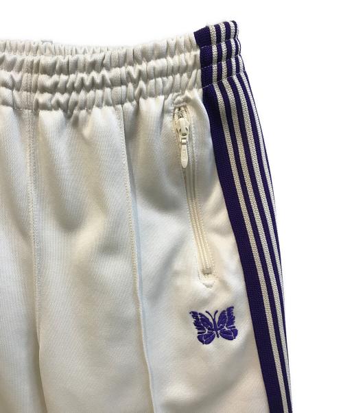 Needles（ニードルズ）Needles (ニードルズ) Poly Smooth Track Pant　MR286 アイボリー×パープル サイズ:SIZE XSの古着・服飾アイテム