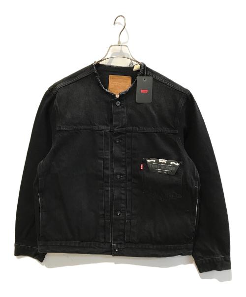 LEVI'S（リーバイス）LEVI'S (リーバイス) Type 1 Trucker Jacket COLLARLESS　PC9-003T4-0000 ブラック サイズ:Ｌ 未使用品の古着・服飾アイテム