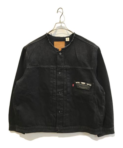 LEVI'S（リーバイス）LEVI'S (リーバイス) Type 1 Trucker Jacket COLLARLESS　PC9-003T4-0000 ブラック サイズ:XXL 未使用品の古着・服飾アイテム