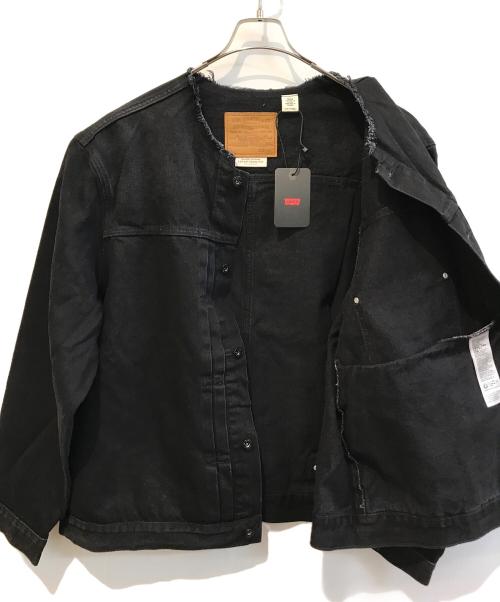LEVI'S（リーバイス）LEVI'S (リーバイス) Type 1 Trucker Jacket COLLARLESS　PC9-003T4-0000 ブラック サイズ:XXL 未使用品の古着・服飾アイテム