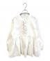 SHIPS（シップス）の古着「フリル刺繍ペプラムブラウス　311-11-2137-0599」｜ホワイト