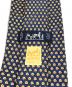 HERMES (エルメス) ネクタイ ネイビー×イエロー サイズ:表記無し：7000円