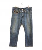 TRUE RELIGIONトゥルー レリジョン）の古着「デニムパンツ　014-006511」｜インディゴ