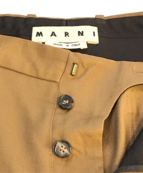 MARNI（マルニ）MARNI (マルニ) テーパードスラックス　M05KA0031 ブラウン サイズ:44の古着・服飾アイテム