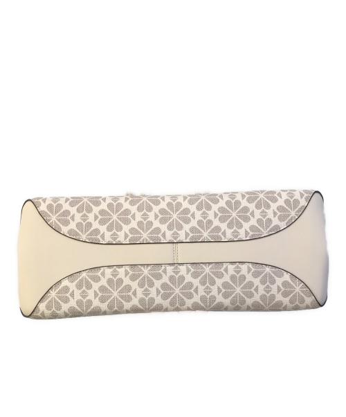 Kate Spade（ケイトスペード）Kate Spade (ケイトスペード) オール デイ スペード フラワー PVC コーテッド キャンバス ラージ トート　PXR00360 ベージュの古着・服飾アイテム