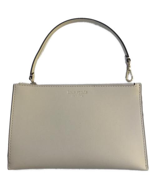 Kate Spade（ケイトスペード）Kate Spade (ケイトスペード) オール デイ スペード フラワー PVC コーテッド キャンバス ラージ トート　PXR00360 ベージュの古着・服飾アイテム