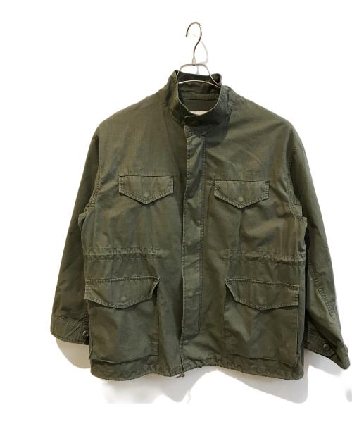 FRAMeWORK（フレームワーク）FRAMeWORK (フレームワーク) リップストップミリタリーブルゾン　24011220302010 グリーン サイズ:Freeの古着・服飾アイテム