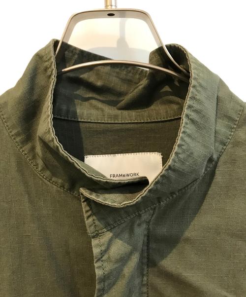 FRAMeWORK（フレームワーク）FRAMeWORK (フレームワーク) リップストップミリタリーブルゾン　24011220302010 グリーン サイズ:Freeの古着・服飾アイテム