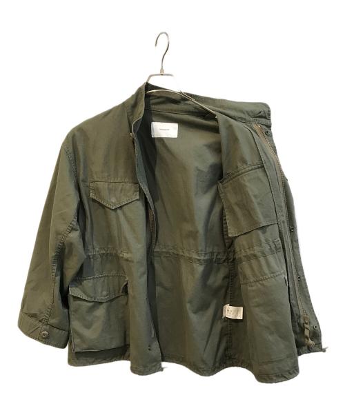 FRAMeWORK（フレームワーク）FRAMeWORK (フレームワーク) リップストップミリタリーブルゾン　24011220302010 グリーン サイズ:Freeの古着・服飾アイテム