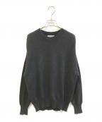 MARGARET HOWELLマーガレットハウエル）の古着「リネン混ニット」｜ブラック