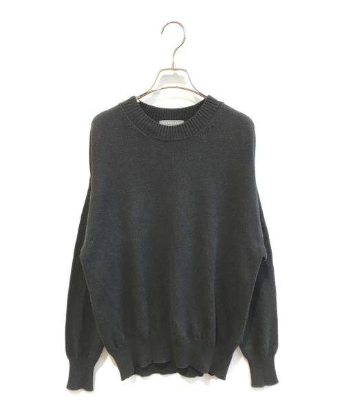 MARGARET HOWELL（マーガレットハウエル）MARGARET HOWELL (マーガレットハウエル) リネン混ニット ブラック サイズ:Mの古着・服飾アイテム