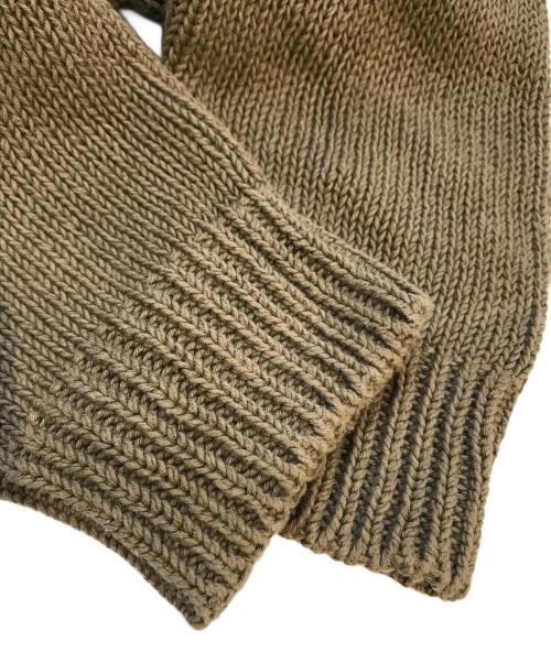 MARGARET HOWELL（マーガレットハウエル）MARGARET HOWELL (マーガレットハウエル) リネン混Vネックニット　578-5163003 カーキ サイズ:Ｍの古着・服飾アイテム