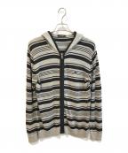 BURBERRY BLACK LABELバーバリーブラックレーベル）の古着「ジップアップニット」｜グレー