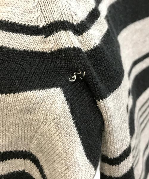 BURBERRY BLACK LABEL（バーバリーブラックレーベル）BURBERRY BLACK LABEL (バーバリーブラックレーベル) ジップアップニット グレー サイズ:3の古着・服飾アイテム