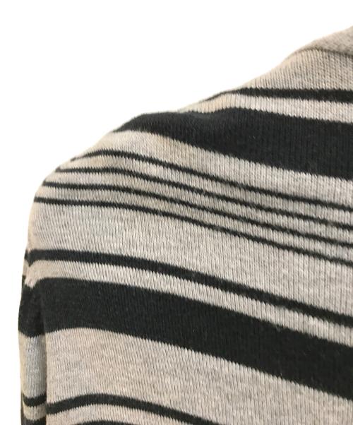 BURBERRY BLACK LABEL（バーバリーブラックレーベル）BURBERRY BLACK LABEL (バーバリーブラックレーベル) ジップアップニット グレー サイズ:3の古着・服飾アイテム