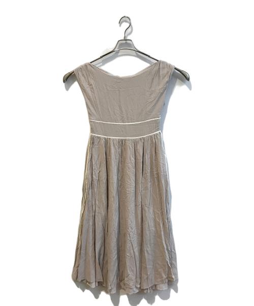 HER LIP TO（ハーリップトゥ）Her lip to (ハーリップトゥ) Valletta Long Dress　1232305126 ベージュ サイズ:Ｍの古着・服飾アイテム