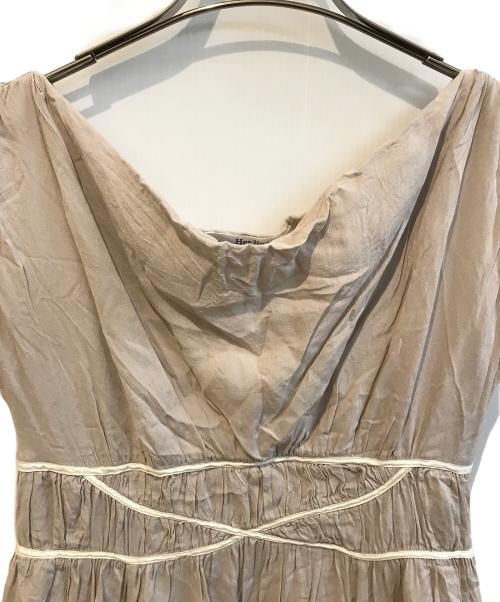 HER LIP TO（ハーリップトゥ）Her lip to (ハーリップトゥ) Valletta Long Dress　1232305126 ベージュ サイズ:Ｍの古着・服飾アイテム