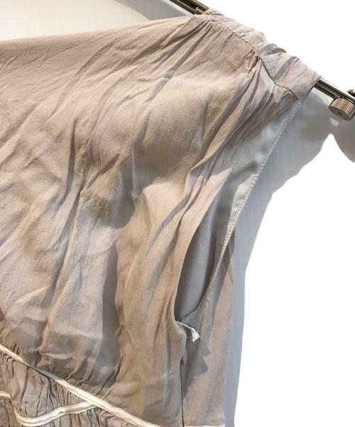 HER LIP TO（ハーリップトゥ）Her lip to (ハーリップトゥ) Valletta Long Dress　1232305126 ベージュ サイズ:Ｍの古着・服飾アイテム